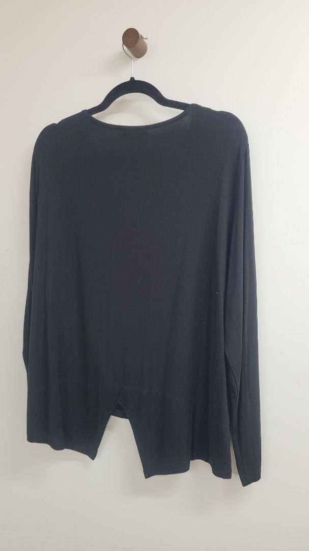 Black Toby Long Sleeve Top, 18