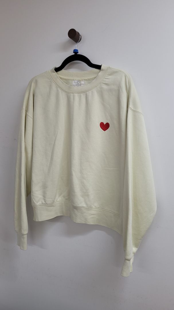 Cream Jac cadeaux Long Sleeve Top, XL