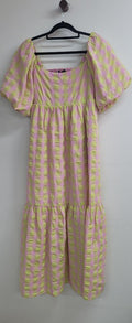 Yellow and pink Decjuba Dress, 8