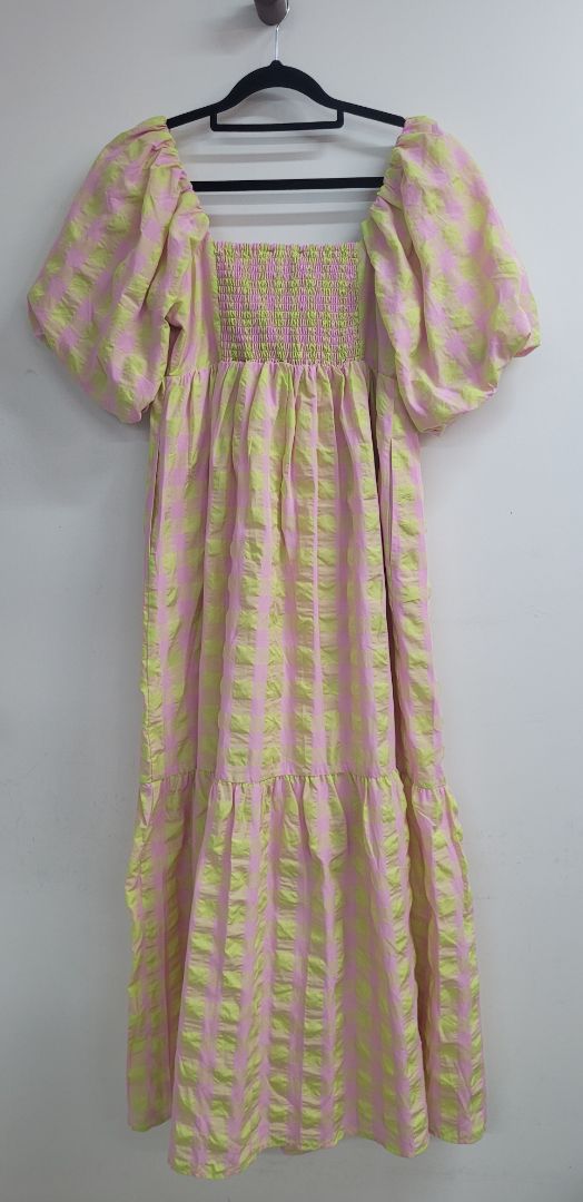 Yellow and pink Decjuba Dress, 8