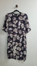 Navy white Juliette Hogan Dress, 10
