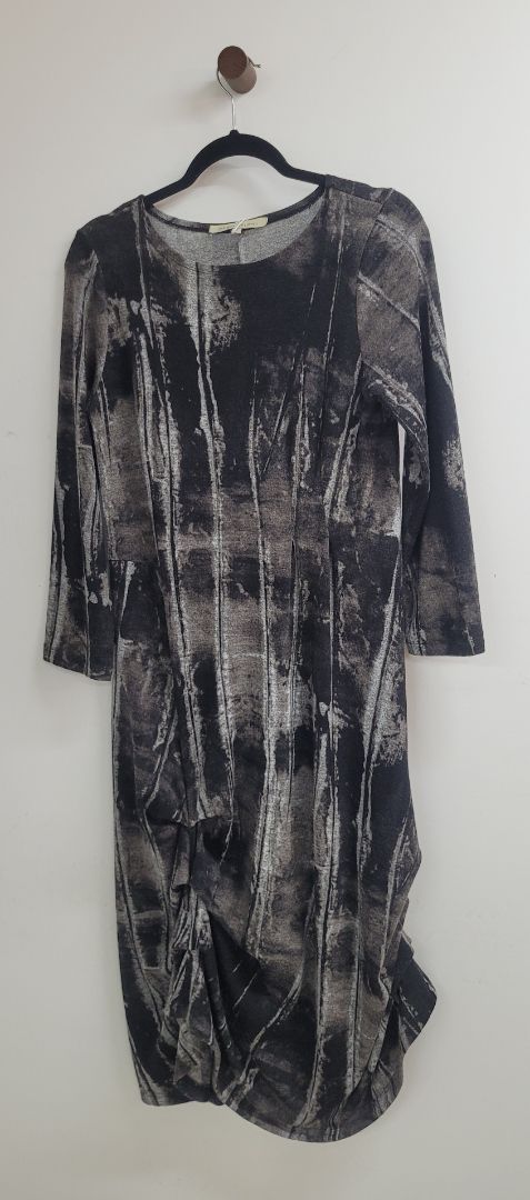 Grey black Megan Salmon Dress, 10