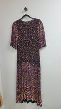 Black purple Sass Dress, 10