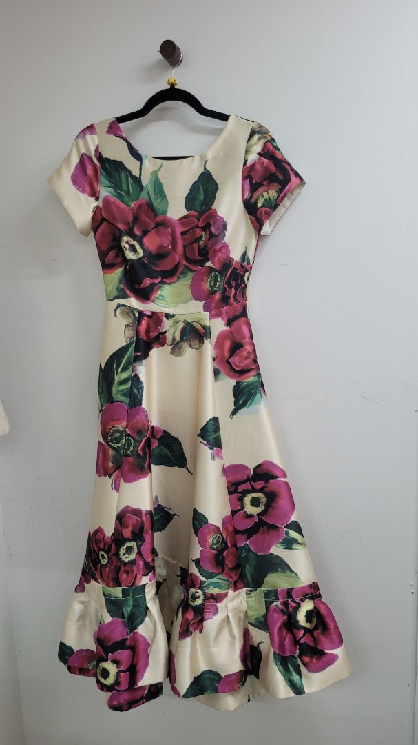 Beige with purple flowers Trelise Cooper Dress, 6