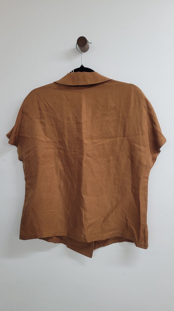 Brown Repertoire Short Sleeve Top, 10