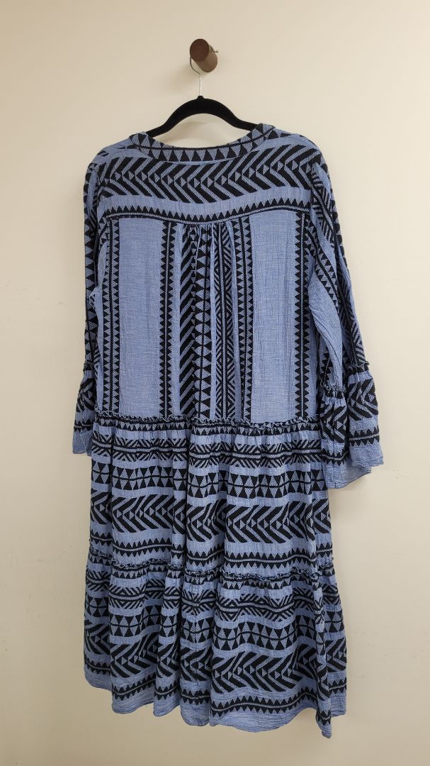 Blue and black Devotion Twins Dress, S