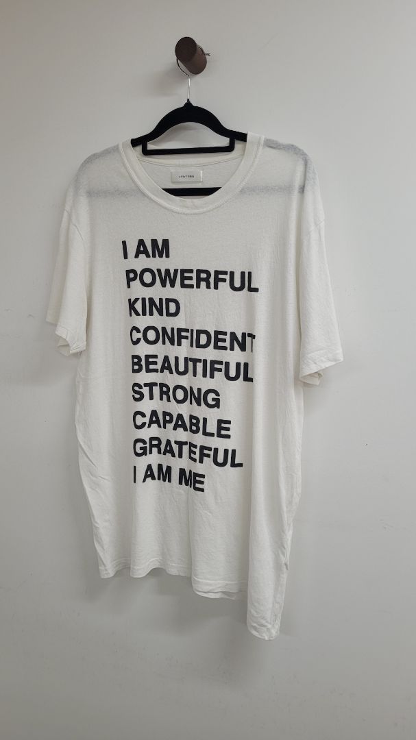 White Anine Bing Short Sleeve Top, M