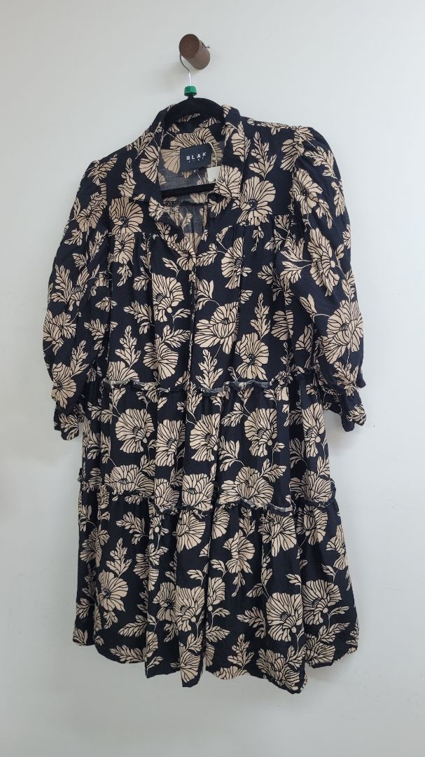black,cream blak Dress, 12