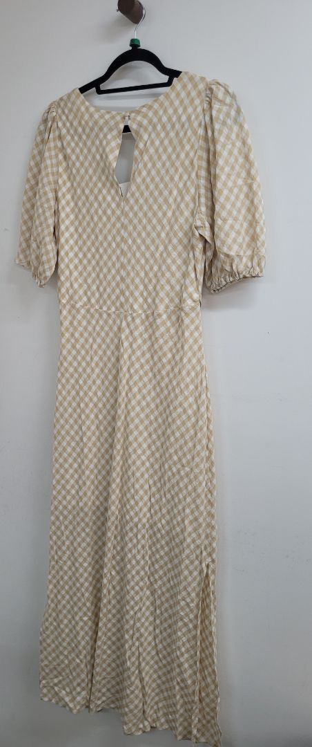 Yellow and white Among the brave Dress, 12