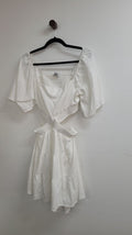 White Petal + Pup Dress, L