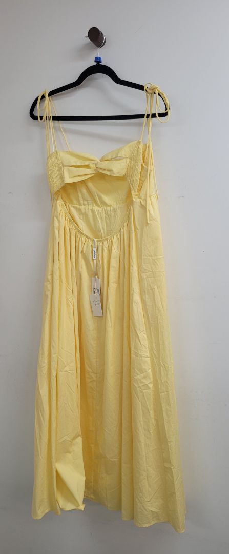 Yellow Petal + Pup Dress, L