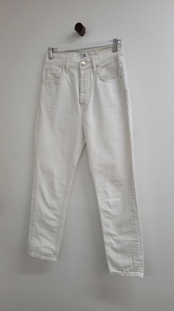 white Annie Bing Jeans, 27