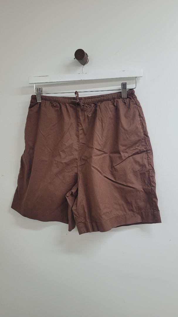 Brown Assembly Label Shorts, 8