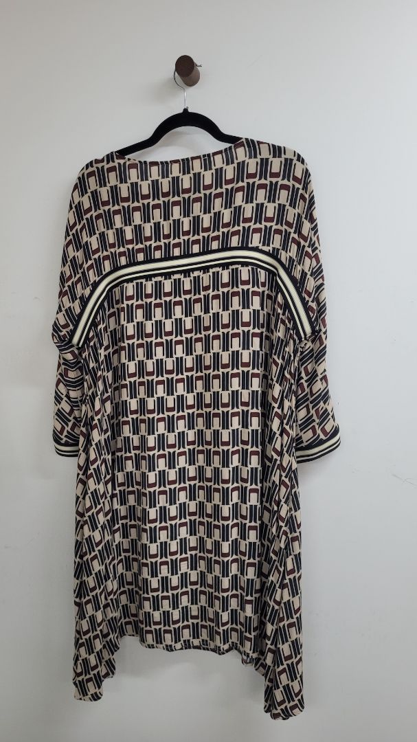 Beige navy red Trelise cooper Dress, M
