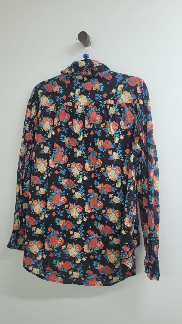 Black floral Tuesday Shirt, 14