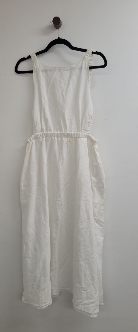 White Petal + Pup Dress, L