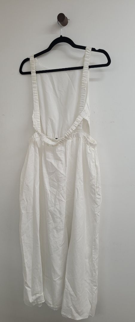 White Petal + Pup Dress, L