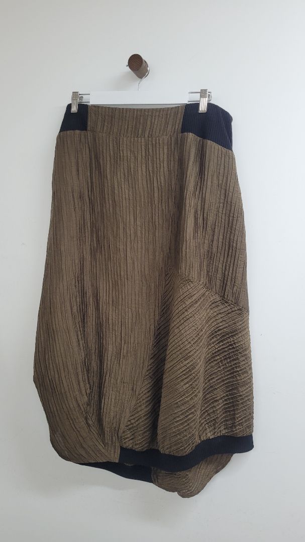 Green and black X-Lab Skirt, 16