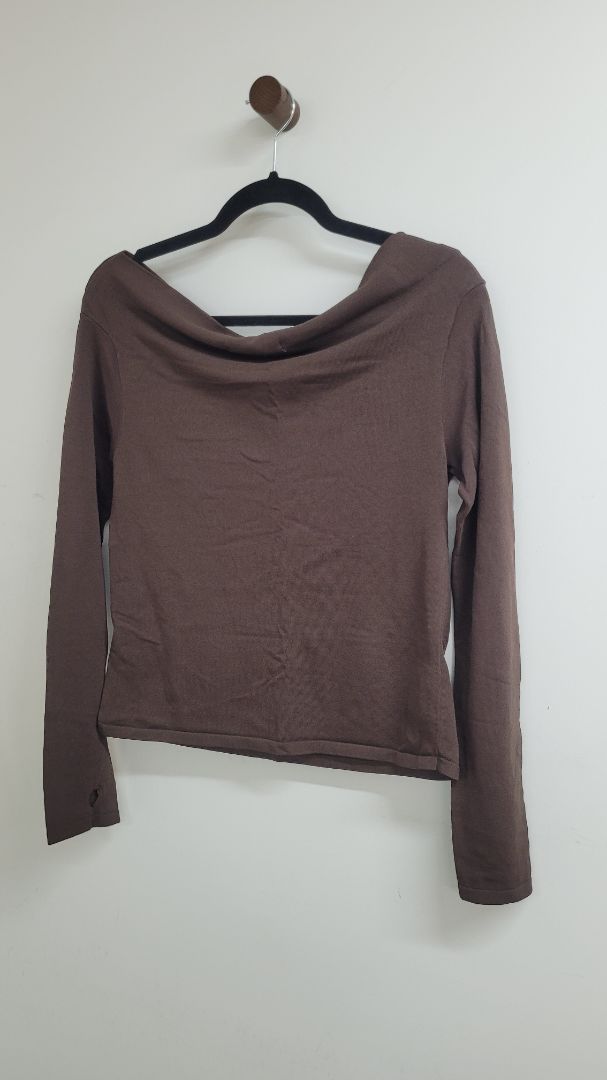Brown Ruby Long Sleeve Top, 14