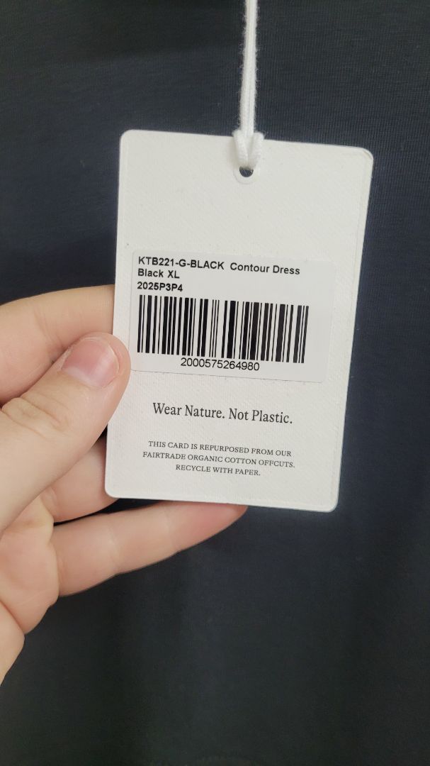 black Kowtow Dress, XL