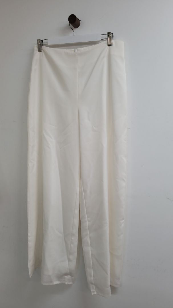 White Juliette Hogan Pants, 12