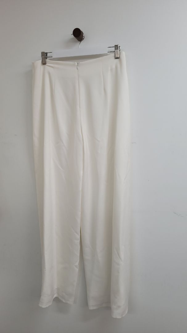 White Juliette Hogan Pants, 12