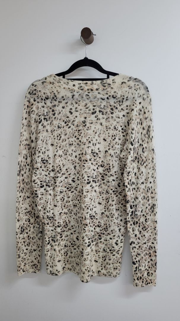 Leopard Cable Jumper, S