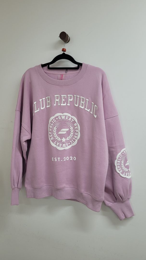 Purple Sweat Republic Jumper, S