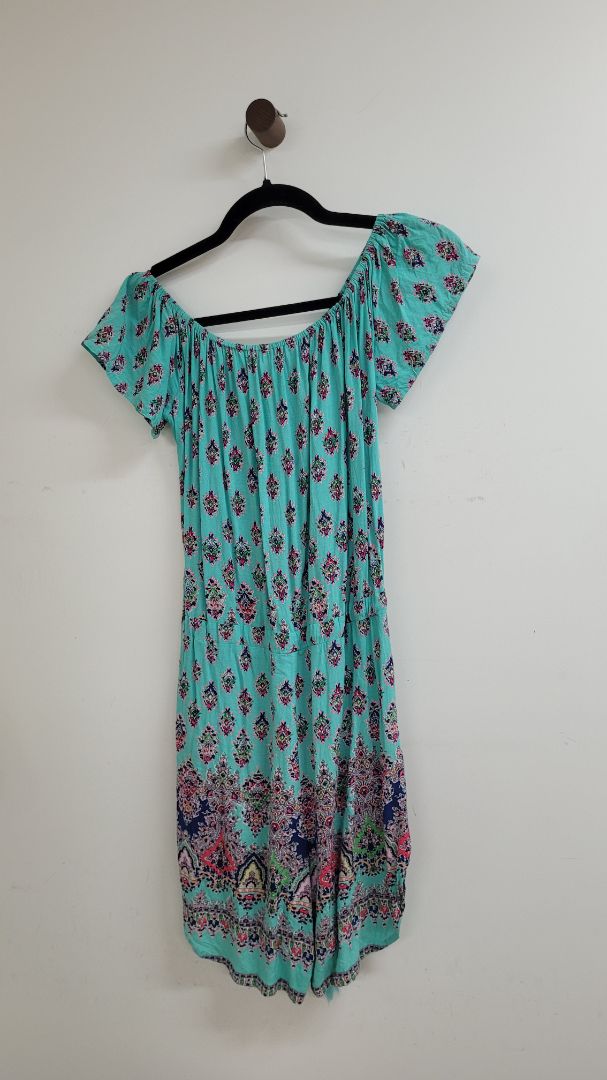 Blue floral Le salty Playsuit, M