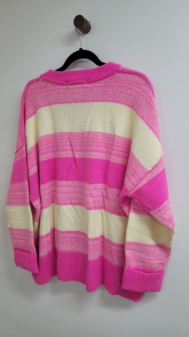 Pink and cream chloe moon Jumper, S
