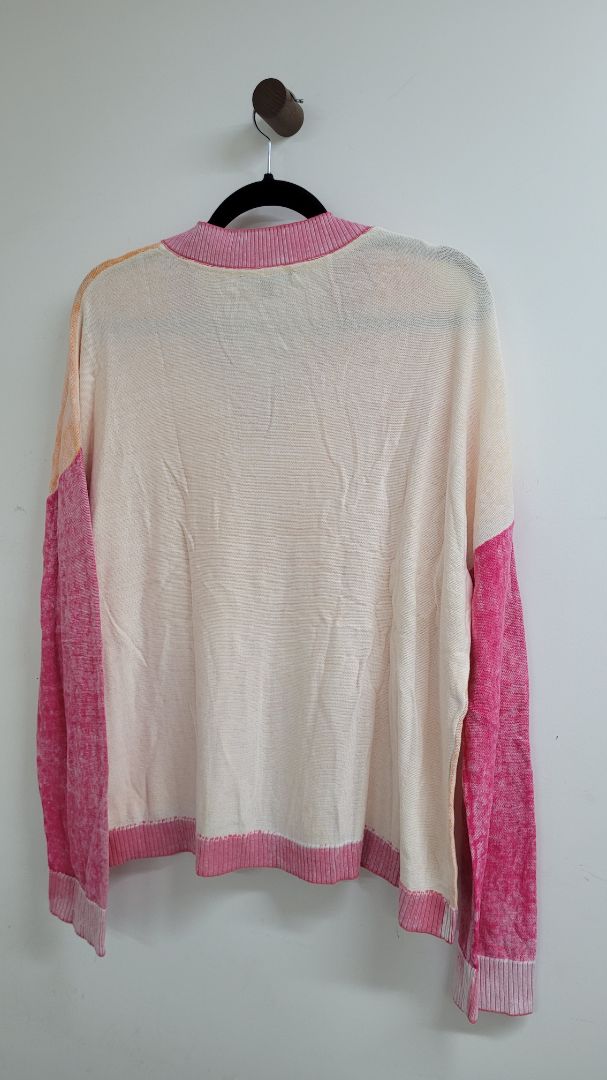 Orange and pink Charlie b Long Sleeve Top, XL