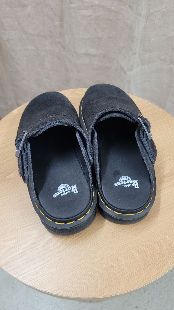 Black Dr marten Leather mules, 37