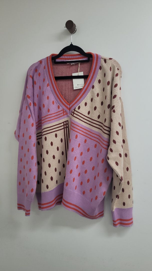 Purple beige Sage & Clare Jumper, 16