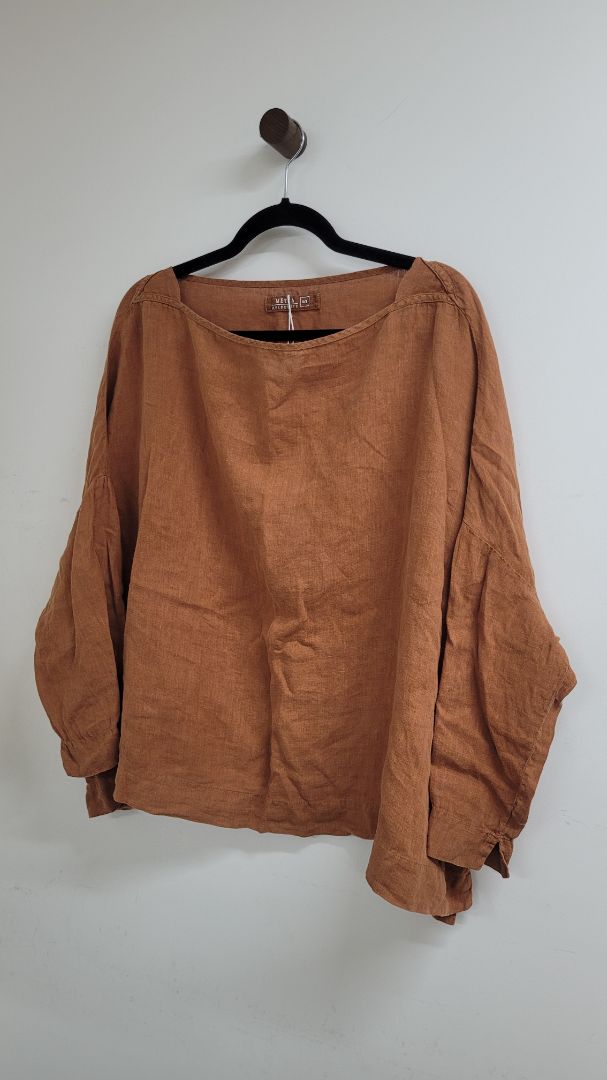 Rust Metta Short Sleeve Top, OS