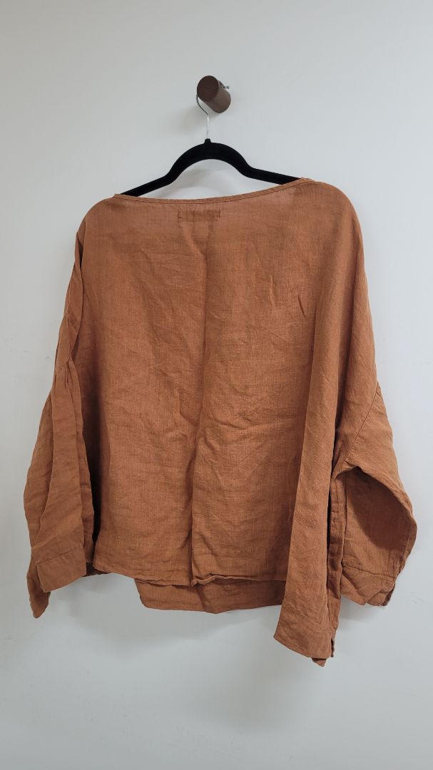 Rust Metta Short Sleeve Top, OS