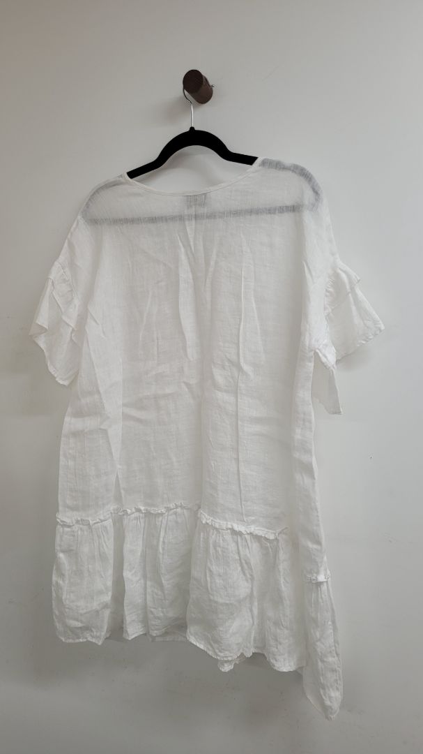 White Blak love Short Sleeve Top, 8