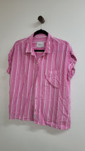 Pink Rails Short Sleeve Top, L