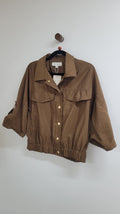 brown Zara Short Sleeve Top, S