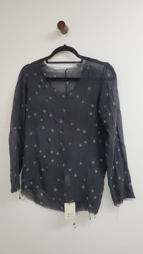 Black and green Zambesi Long Sleeve Top, 10
