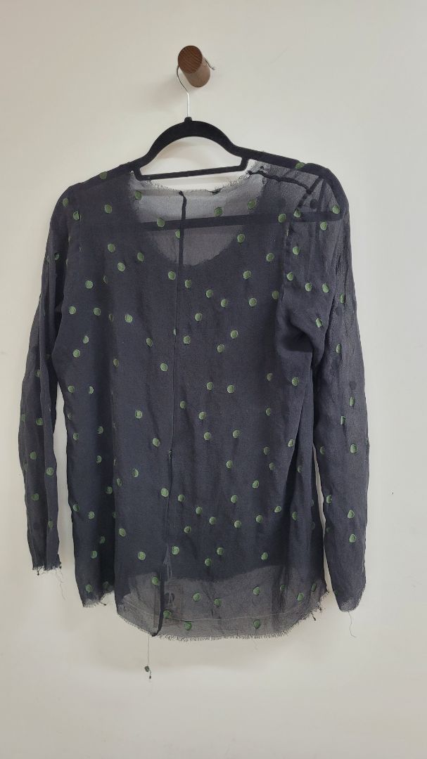 Black and green Zambesi Long Sleeve Top, 10