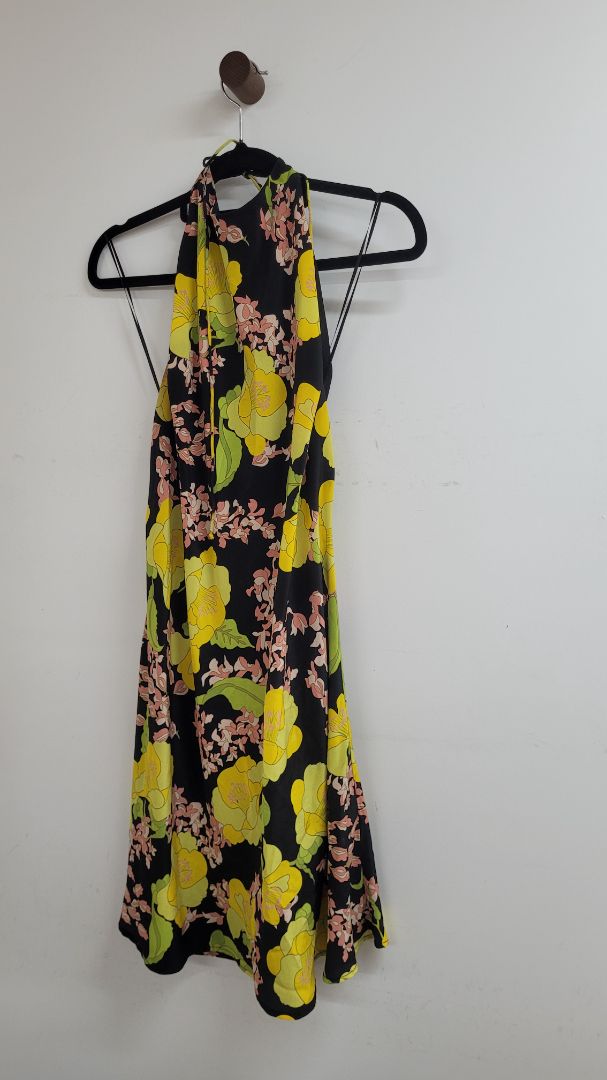 Black floral Ruby Dress, 16
