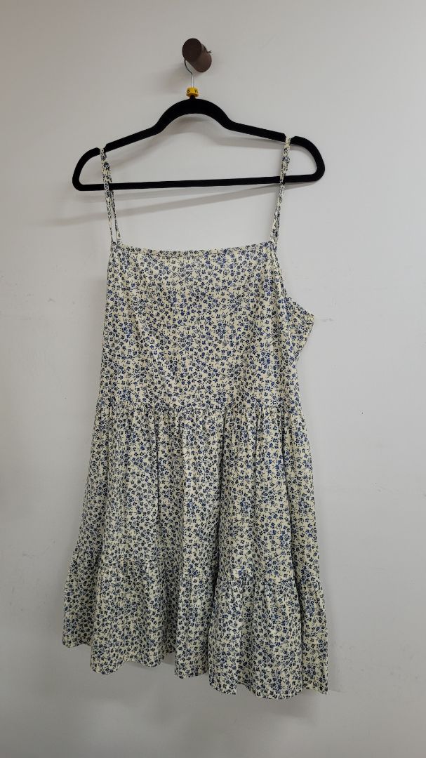 Cream and blue Thing Thing Dress, 16