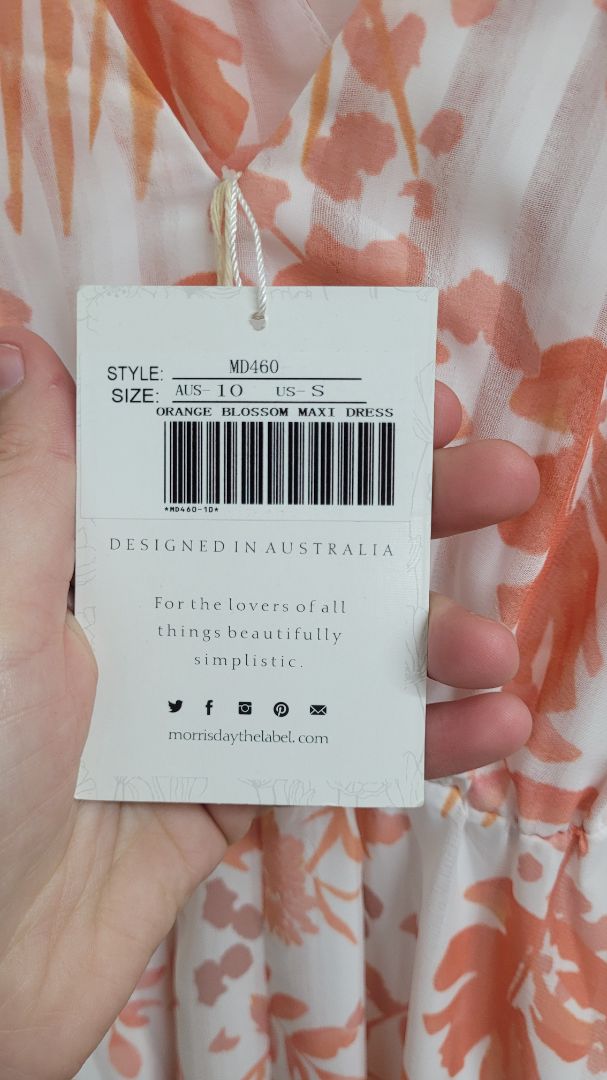 peach morrisday Dress, 12