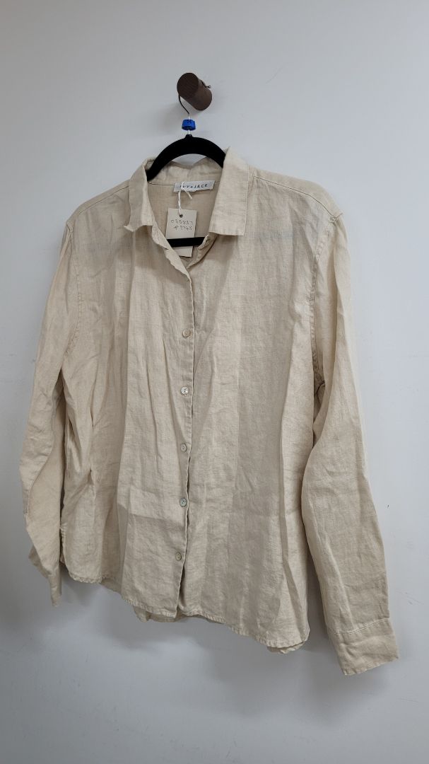 cream Ivy+jack Long Sleeve Top, 14