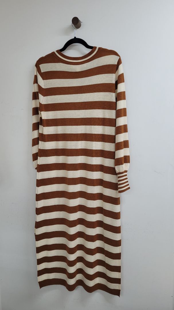 Brown and white COOPER Dress, 8