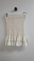 White Marle Skirt, M