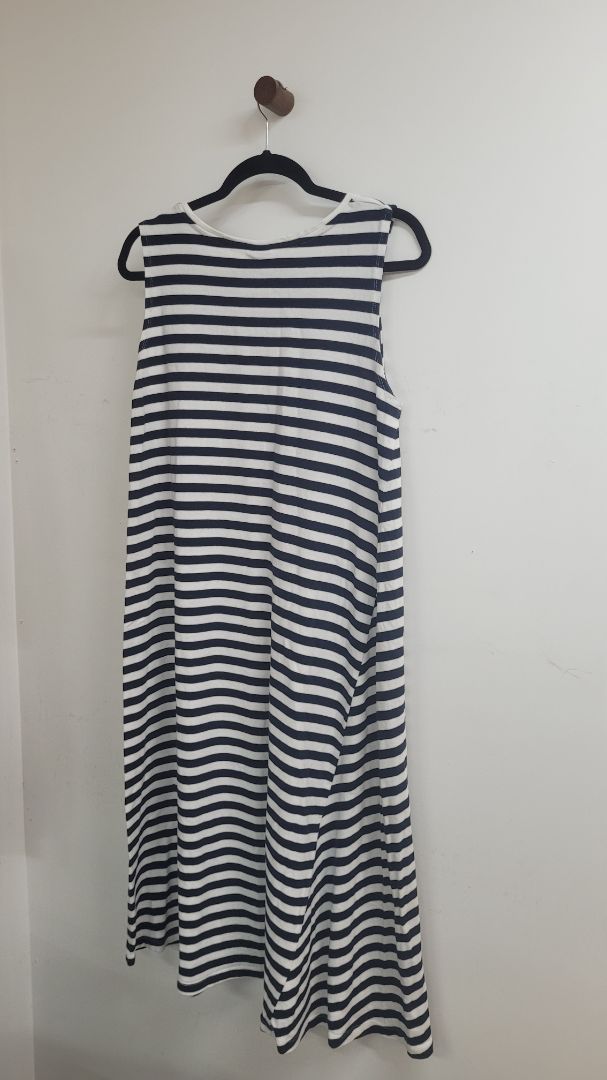 White and blue Kowtow Dress, M