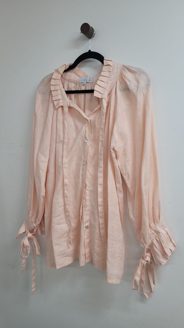 Pink LJC DESIGNS Long Sleeve Top, S