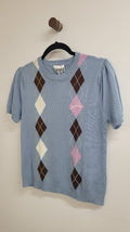 blue GANNI Short Sleeve Top, m