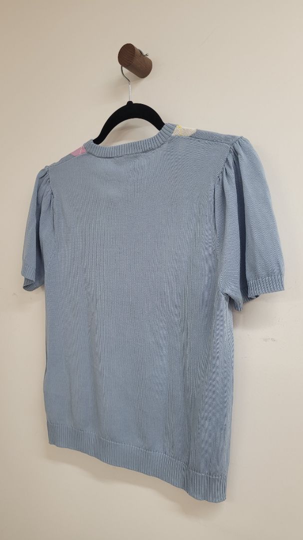 blue GANNI Short Sleeve Top, m